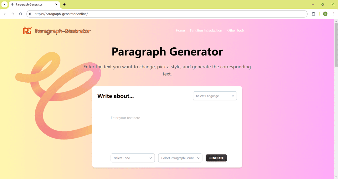 Paragraph Generator Logo